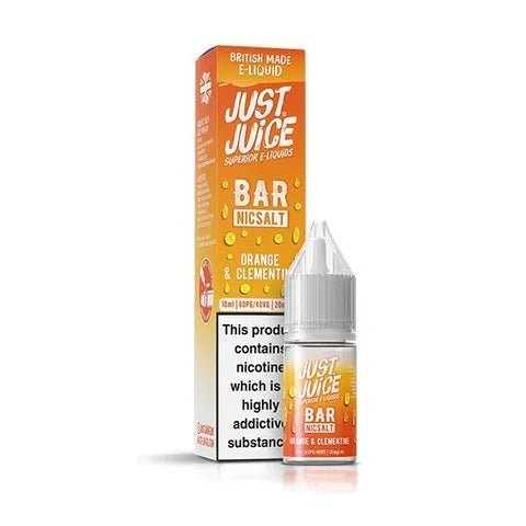 Shop Just Juice Bar Nic Salt 10ml E - Liquid Box of 10 - Just Juice Bar Nic Salt 10ml E - Liquid Box of 10 - Vape Blaze