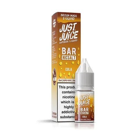Shop Just Juice Bar Nic Salt 10ml E - Liquid Box of 10 - Just Juice Bar Nic Salt 10ml E - Liquid Box of 10 - Vape Blaze