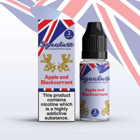 Shop Signature Apple And Blackcurrant - 10ml (Pack of 10) - Signature Apple And Blackcurrant - 10ml (Pack of 10) - Vape Blaze