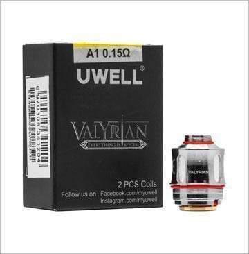 Shop Uwell Valyrian - 0.15 ohm - Coils - Pack of 2 - Uwell Valyrian - 0.15 ohm - Coils - Pack of 2 - Vape Blaze