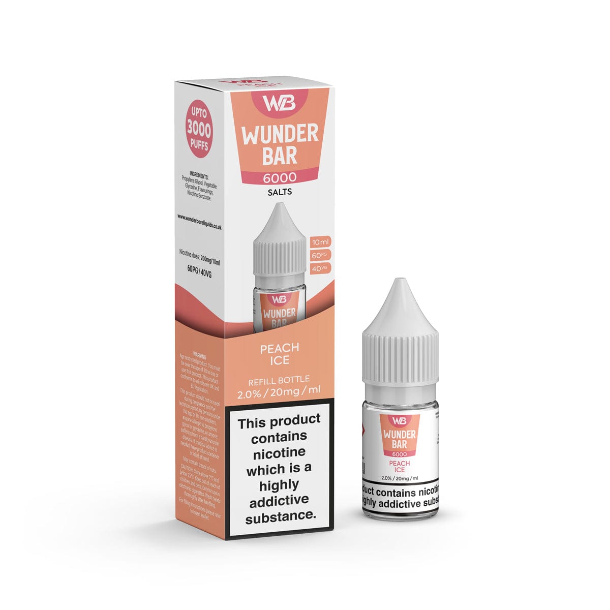 Shop Wundar Bar 6000 Nic Salt 10ml - Box of 10 - Wundar Bar 6000 Nic Salt 10ml - Box of 10 - Vape Blaze