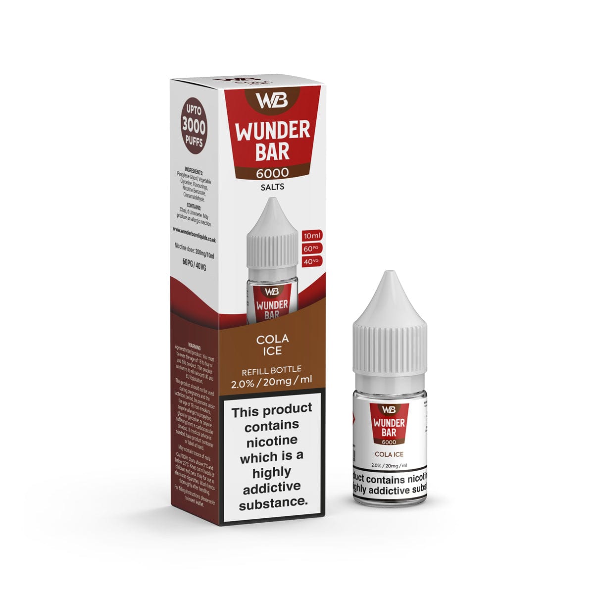 Shop Wundar Bar 6000 Nic Salt 10ml - Box of 10 - Wundar Bar 6000 Nic Salt 10ml - Box of 10 - Vape Blaze