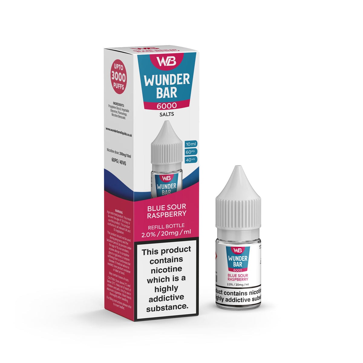 Shop Wundar Bar 6000 Nic Salt 10ml - Box of 10 - Wundar Bar 6000 Nic Salt 10ml - Box of 10 - Vape Blaze