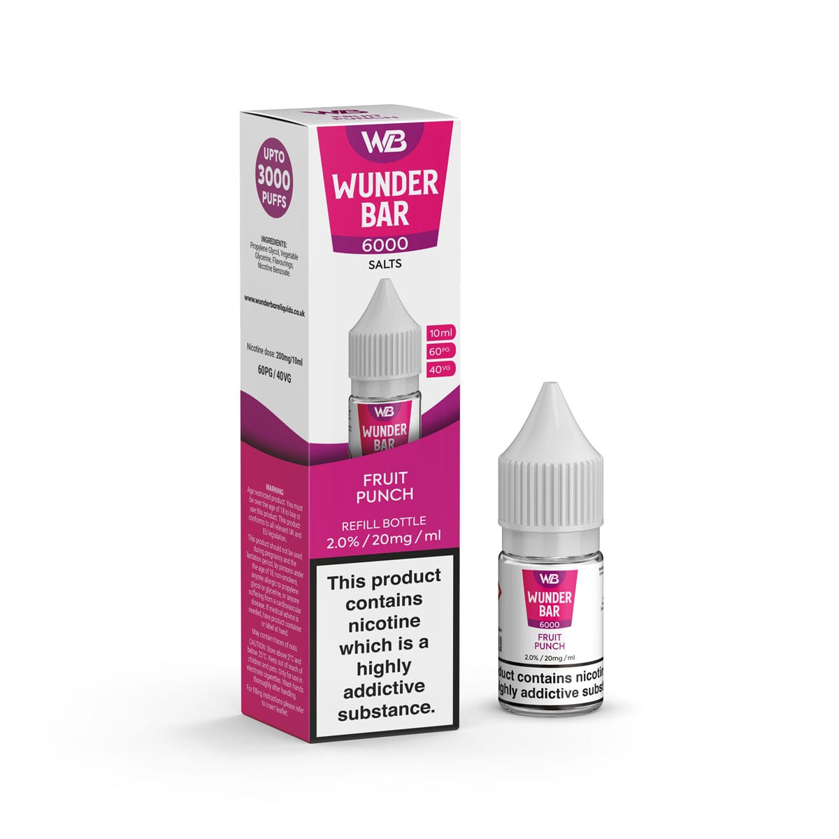 Shop Wundar Bar 6000 Nic Salt 10ml - Box of 10 - Wundar Bar 6000 Nic Salt 10ml - Box of 10 - Vape Blaze