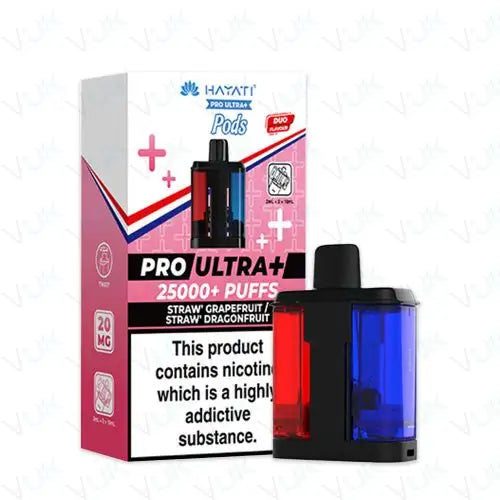 Hayati Pro Ultra Plus 25K Prefilled Pods | Duo Flavour