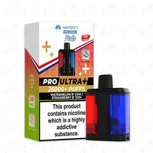 Hayati Pro Ultra Plus 25K Prefilled Pods | Duo Flavour