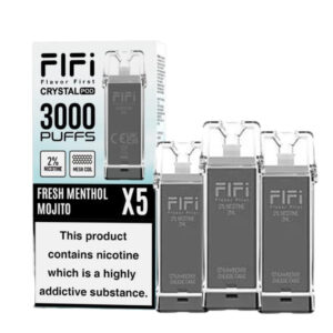 Crystal FIFI 3000 Puffs 5 in 1 Replacement Pods