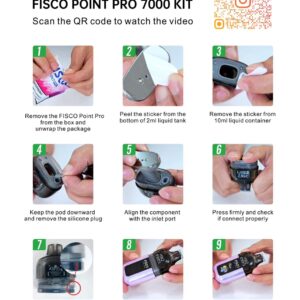 Fisco Point Pro 7000 Replacement Pods Pack of 5