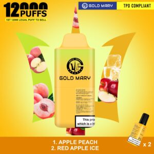 Gold Mary 12000 Disposable Vape Box of 5