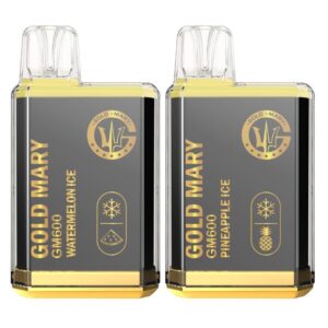 Gold Mary GM600 Disposable Vape Box of 10