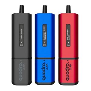 Quadro 2400 Puffs 4 in 1 Disposable Vape Pod - (BOX OF 5)