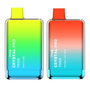 The Crystal Pro Max 7000 Disposable Vape Box of 10